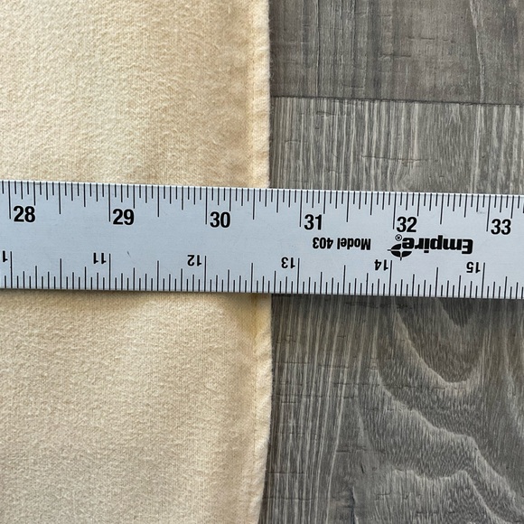 Lands’ End Heavyweight Chamois Shirt Men's XL 17-17.5 Yellow 100% Cotton - Picture 8 of 10